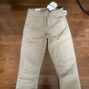 GAP Corduroy  Stretch Skinny Jeans - Size 25r- Brand New with Tags